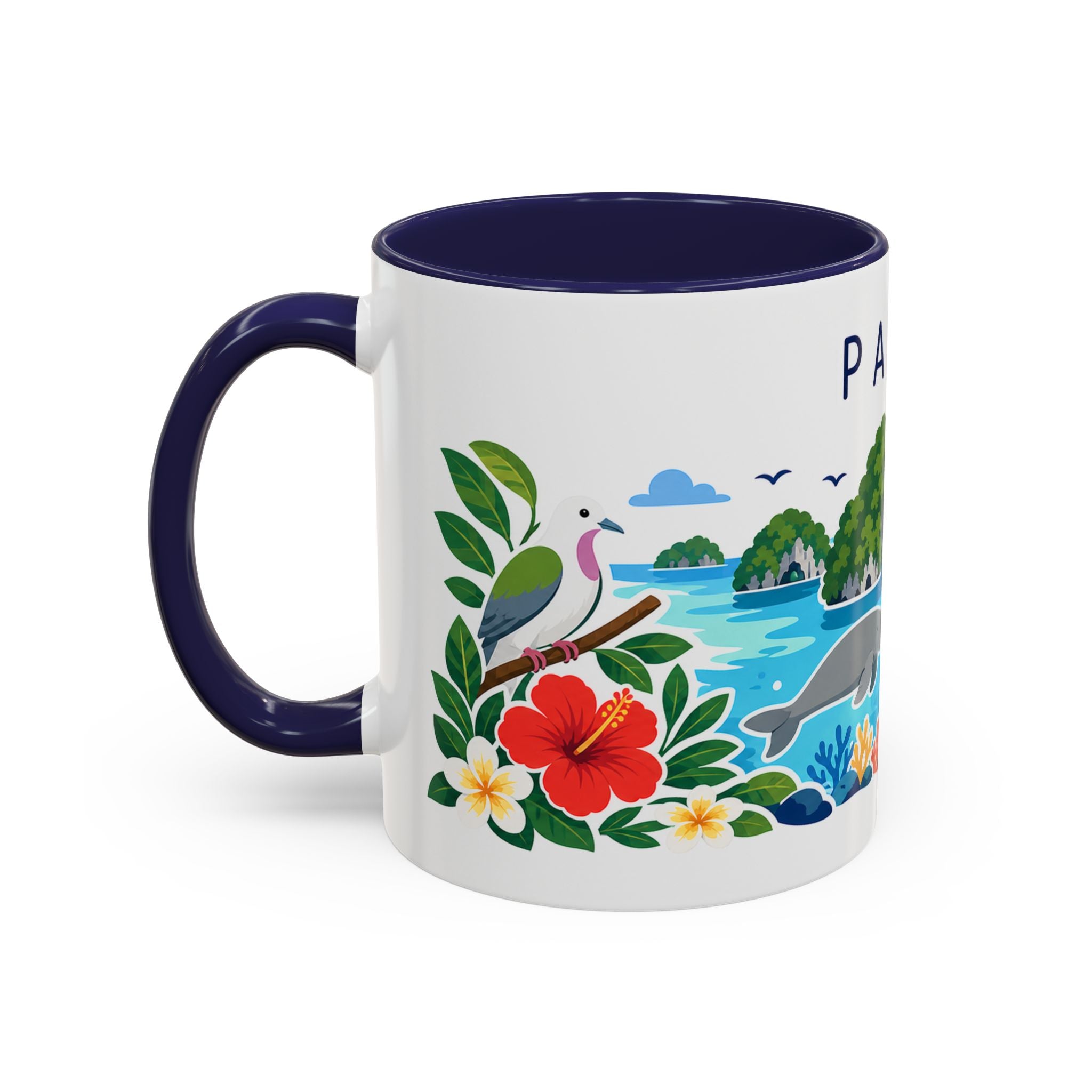 Palau Coffee Mug | Travel Souvenir Accent Mug | Country Gift Ceramic Cup 11oz 15oz