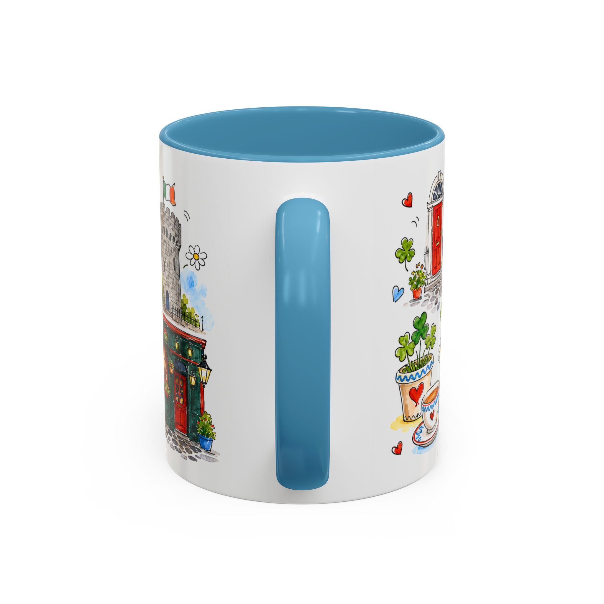 Dublin Travel Mug | European City Souvenir Accent Coffee Mug | 11oz 15oz Ceramic Cup