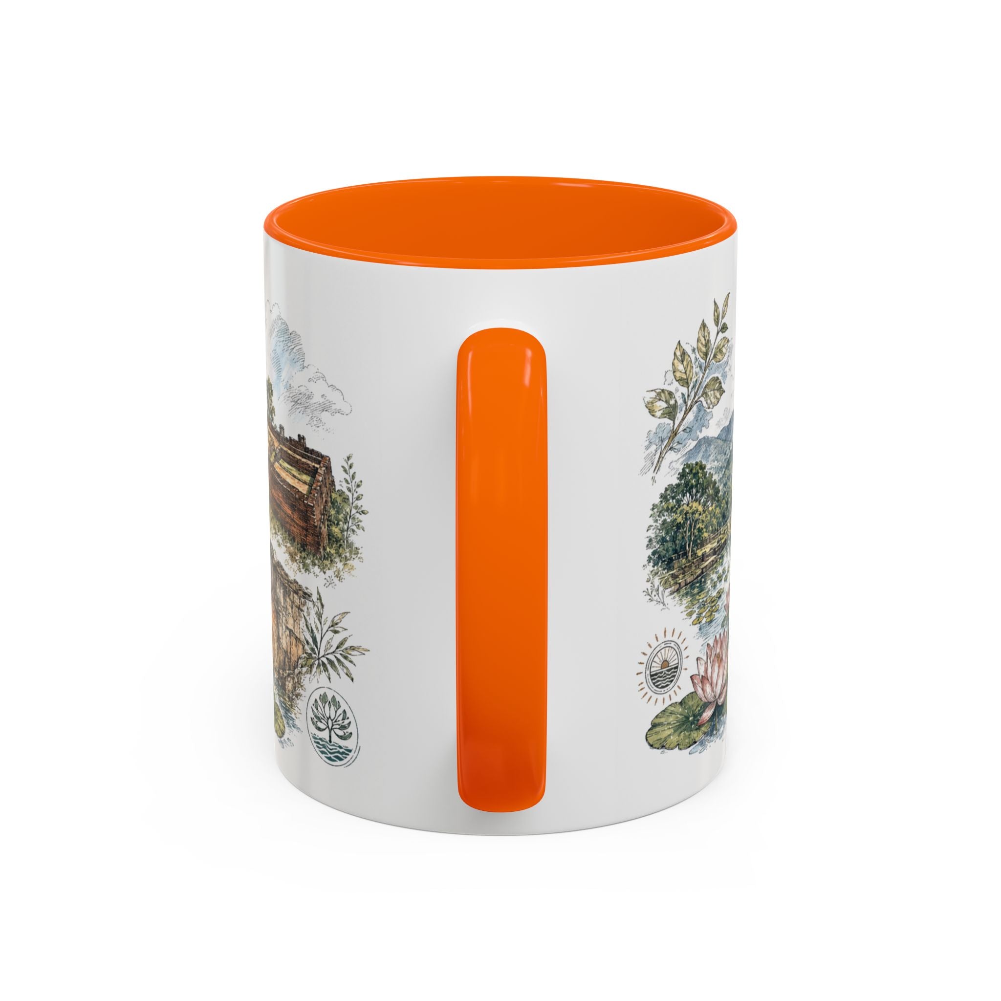 Sigiriya Mug, Sri Lanka Travel Souvenir, Bucket List Gift, Accent Ceramic Coffee Mug 11oz 15oz