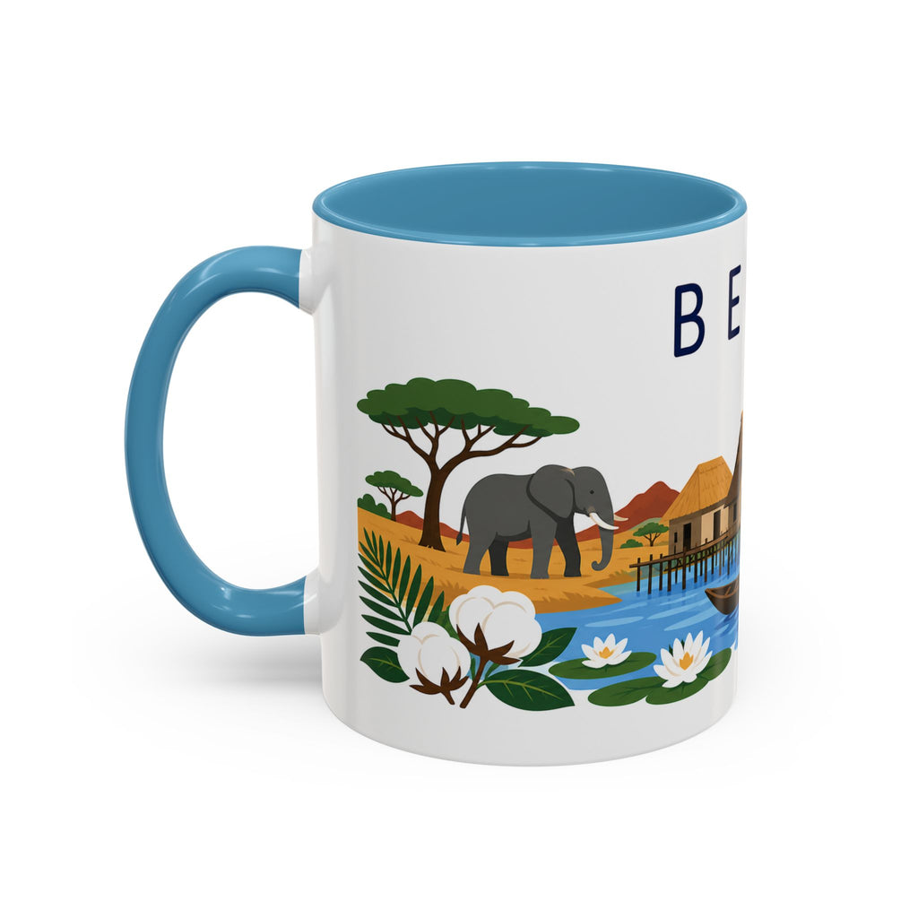 Benin Coffee Mug | Travel Souvenir Accent Mug | Country Gift Ceramic Cup 11oz 15oz