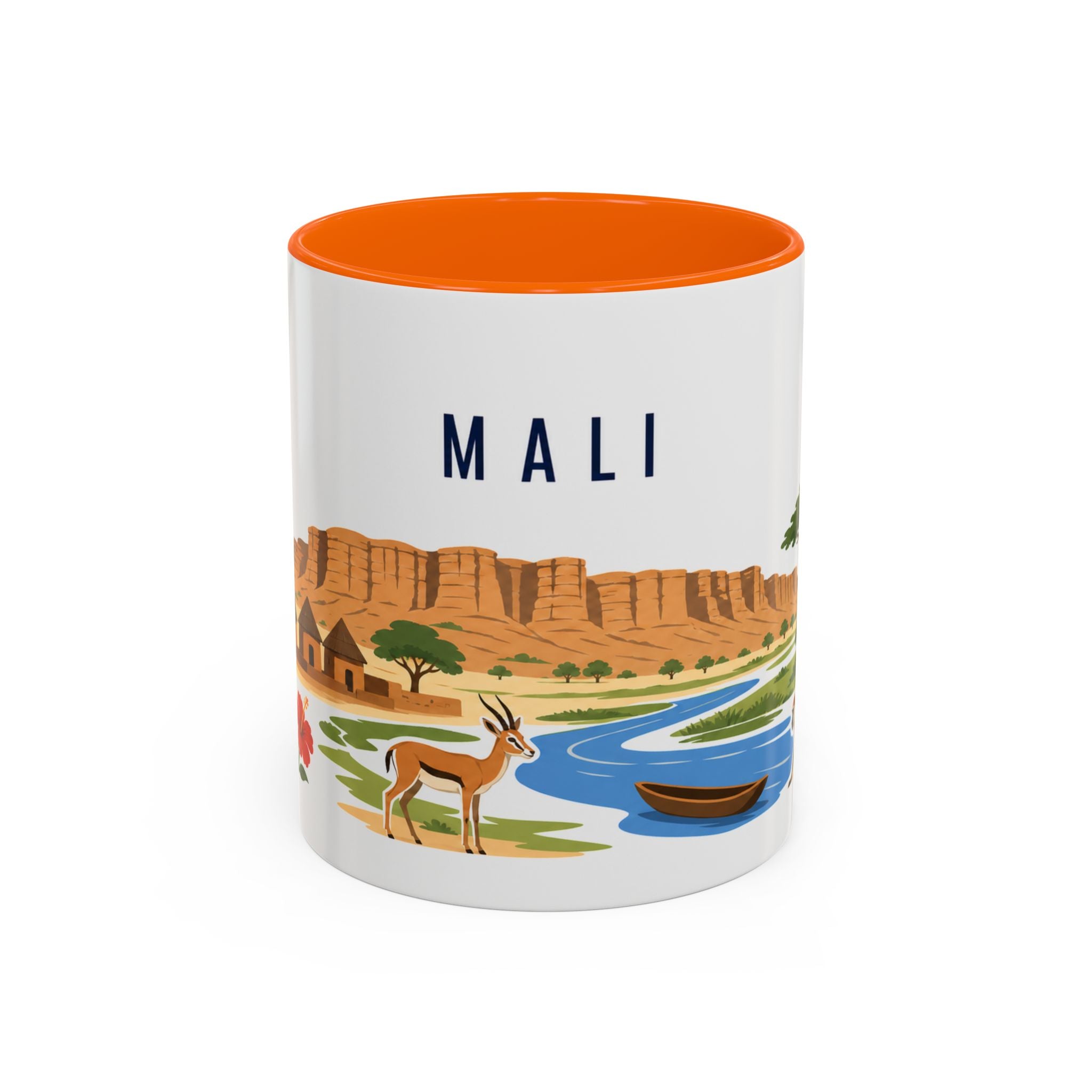 Mali Coffee Mug | Travel Souvenir Accent Mug | Country Gift Ceramic Cup 11oz 15oz