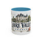 Loire Valley Mug, France Travel Souvenir, Bucket List Gift, Accent Ceramic Coffee Mug 11oz 15oz
