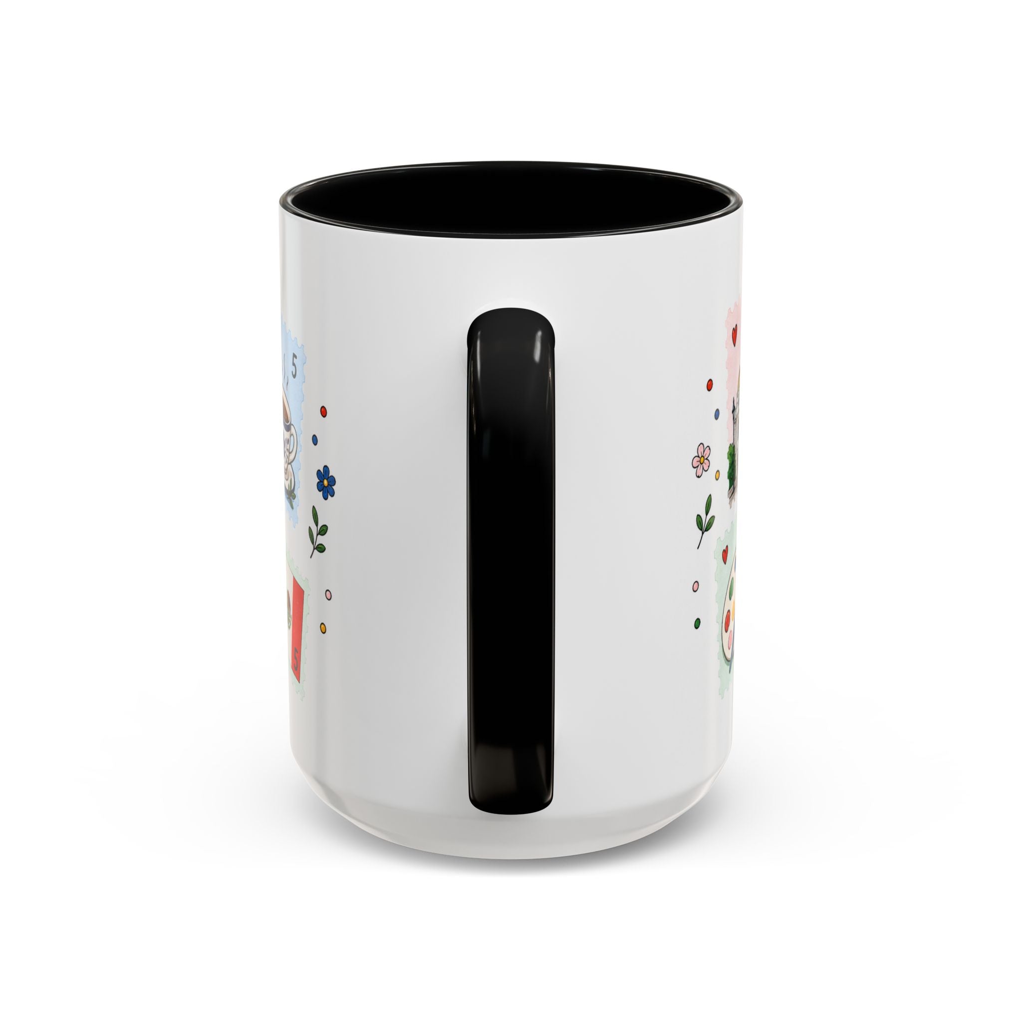 Mexico City Coffee Mug | Postage Stamp Collage Mug | Travel Souvenir Accent Cup 11oz 15oz