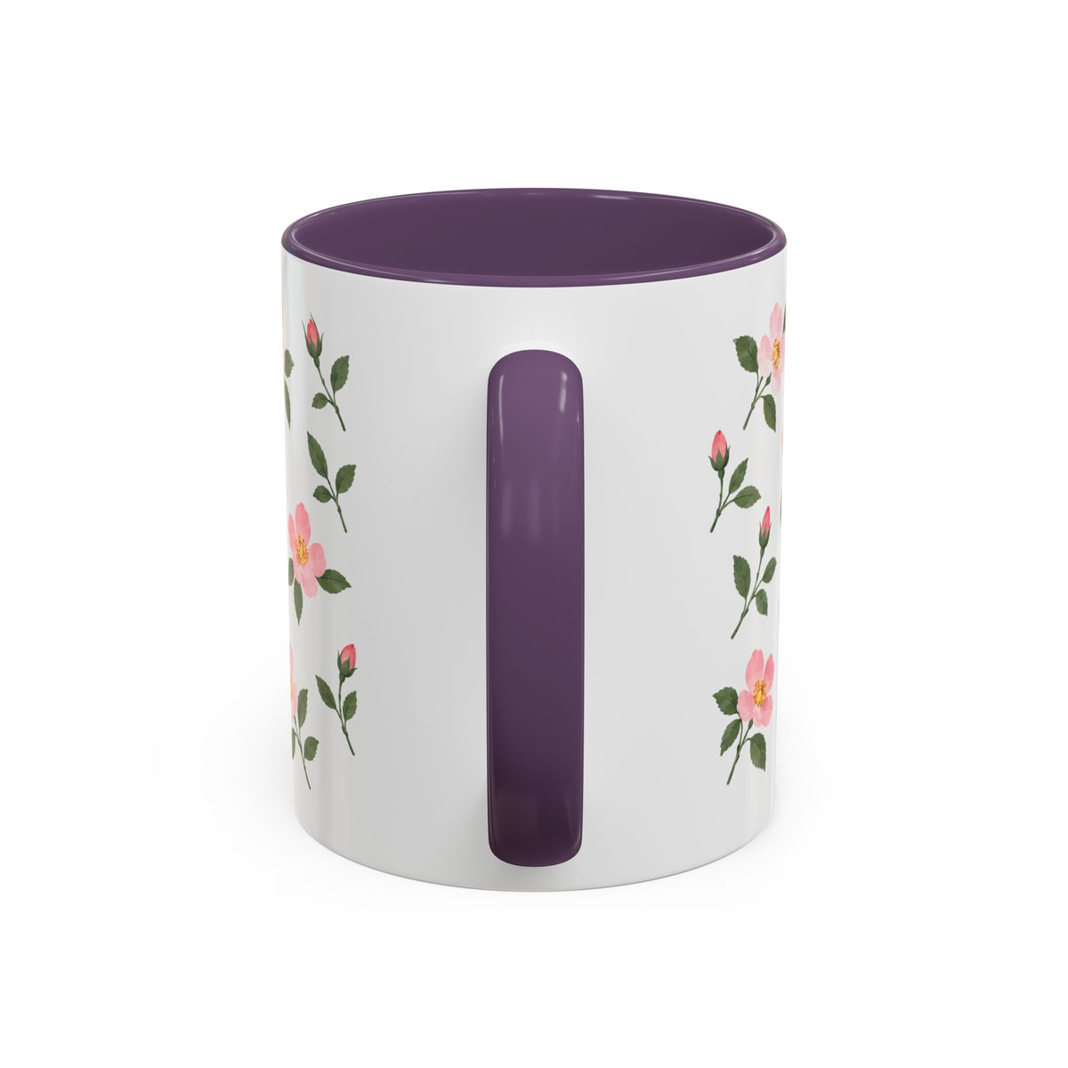 Iowa Wild Rose Mug, State Flower Floral Coffee Cup, 11oz Botanical Gift