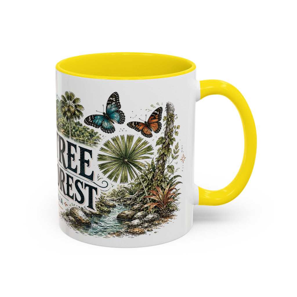 Daintree Rainforest Mug, Australia Travel Souvenir, Bucket List Gift, Accent Ceramic Coffee Mug 11oz 15oz