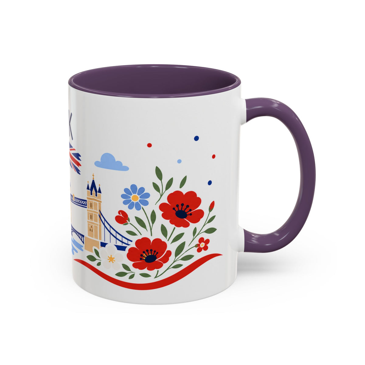 United Kingdom Coffee Mug | Travel Souvenir Accent Mug | Country Gift Ceramic Cup 11oz 15oz