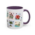 Zanzibar City Coffee Mug | Postage Stamp Collage Mug | Travel Souvenir Accent Cup 11oz 15oz