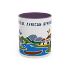 Central African Republic Coffee Mug | Travel Souvenir Accent Mug | Country Gift Ceramic Cup 11oz 15oz
