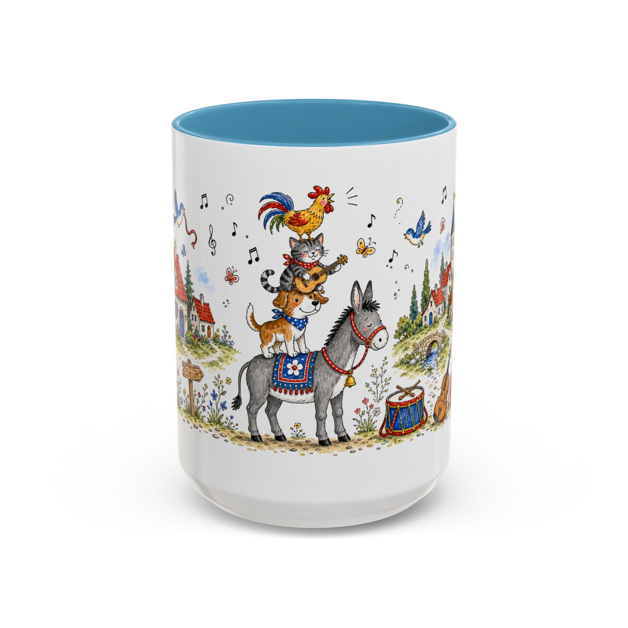 Bremen Town Musicians Mug | Storybook Accent Coffee Mug | EveryLegend