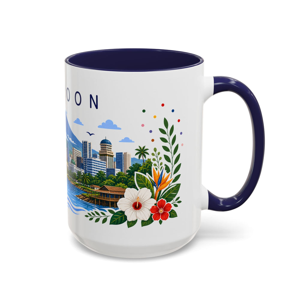 Cameroon Coffee Mug | Travel Souvenir Accent Mug | Place Gift Ceramic Cup 11oz 15oz