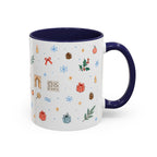 Dhaka Christmas Mug | Watercolor Travel Souvenir | Holiday Gift | Accent Ceramic Coffee Cup 11oz 15oz
