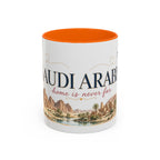 Saudi Arabia Home Country Mug | Moving Away Gift | Long Distance Friendship | 11 oz 15 oz Accent Mug