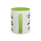 Salt Lake City Illustrated Travel Mug | City Souvenir Accent Coffee Mug | 11oz 15oz Ceramic Cup