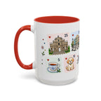 Macau Coffee Mug | Postage Stamp Collage Mug | Travel Souvenir Accent Cup 11oz 15oz