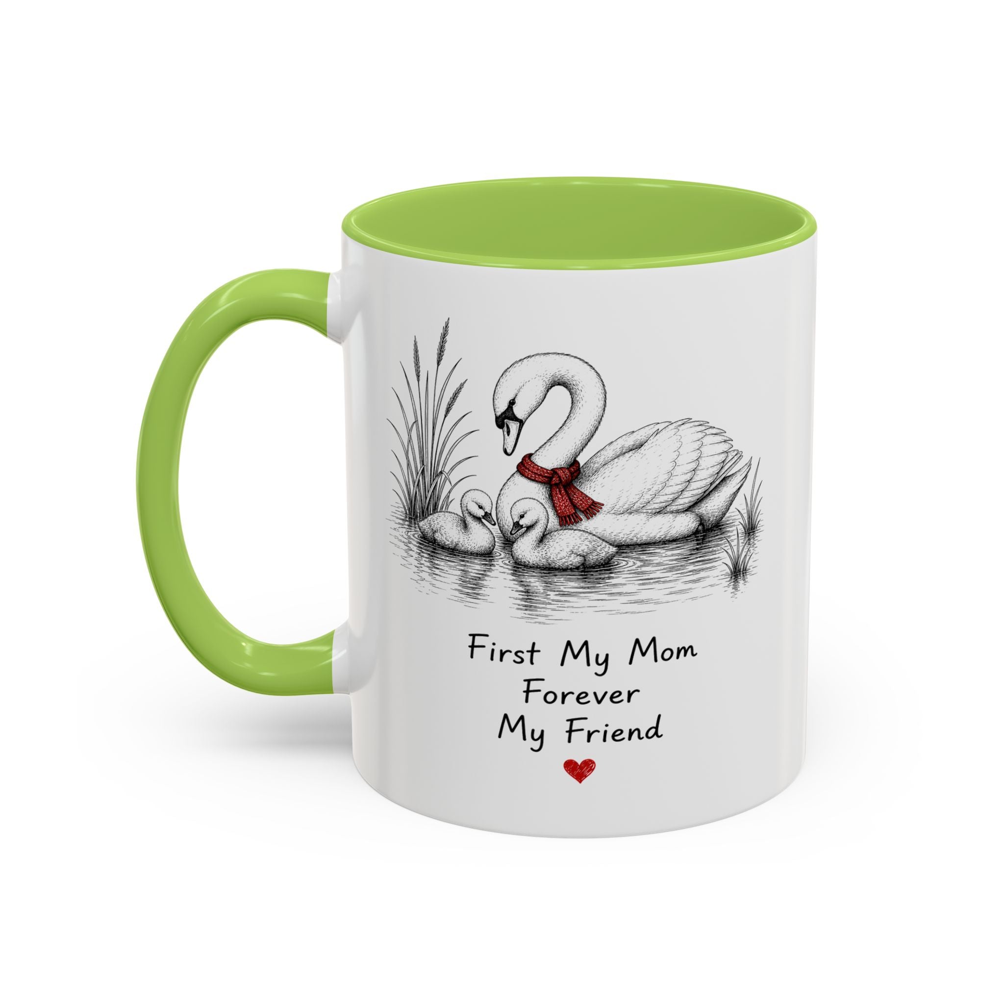 Swan Mom Coffee Mug | Forever My Friend | Mother's Day Gift