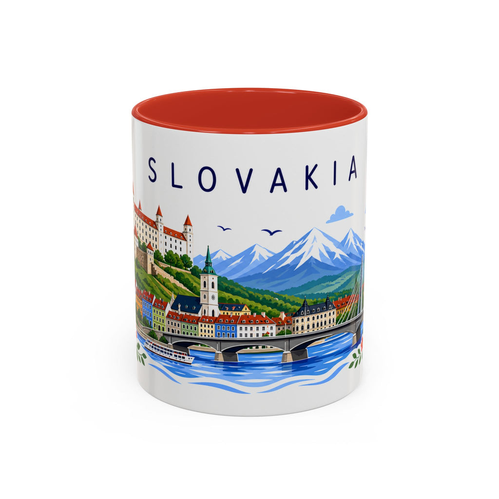 Slovakia Coffee Mug | Travel Souvenir Accent Mug | Place Gift Ceramic Cup 11oz 15oz