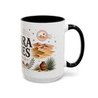 Sahara Dunes Coffee Mug | Travel Destination Souvenir Gift | Accent Color Ceramic 11oz 15oz