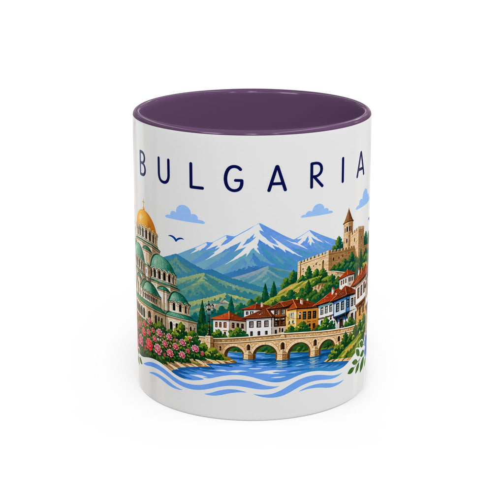 Bulgaria Coffee Mug | Travel Souvenir Accent Mug | Place Gift Ceramic Cup 11oz 15oz