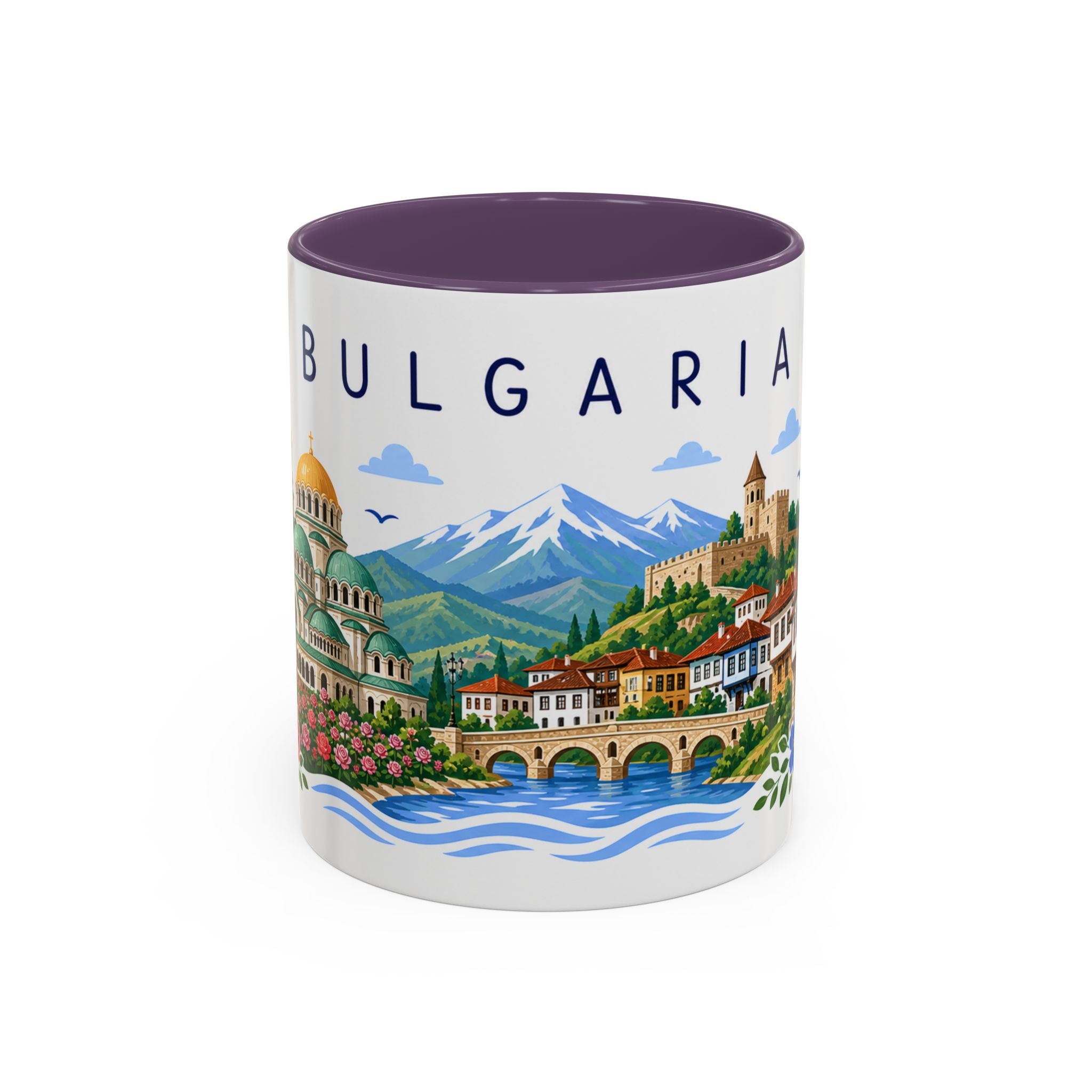 Bulgaria Coffee Mug | Travel Souvenir Accent Mug | Place Gift Ceramic Cup 11oz 15oz
