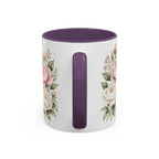 Indiana State Mug | Moving Away, Long Distance Friendship Gift | Botanical Map Accent Cup