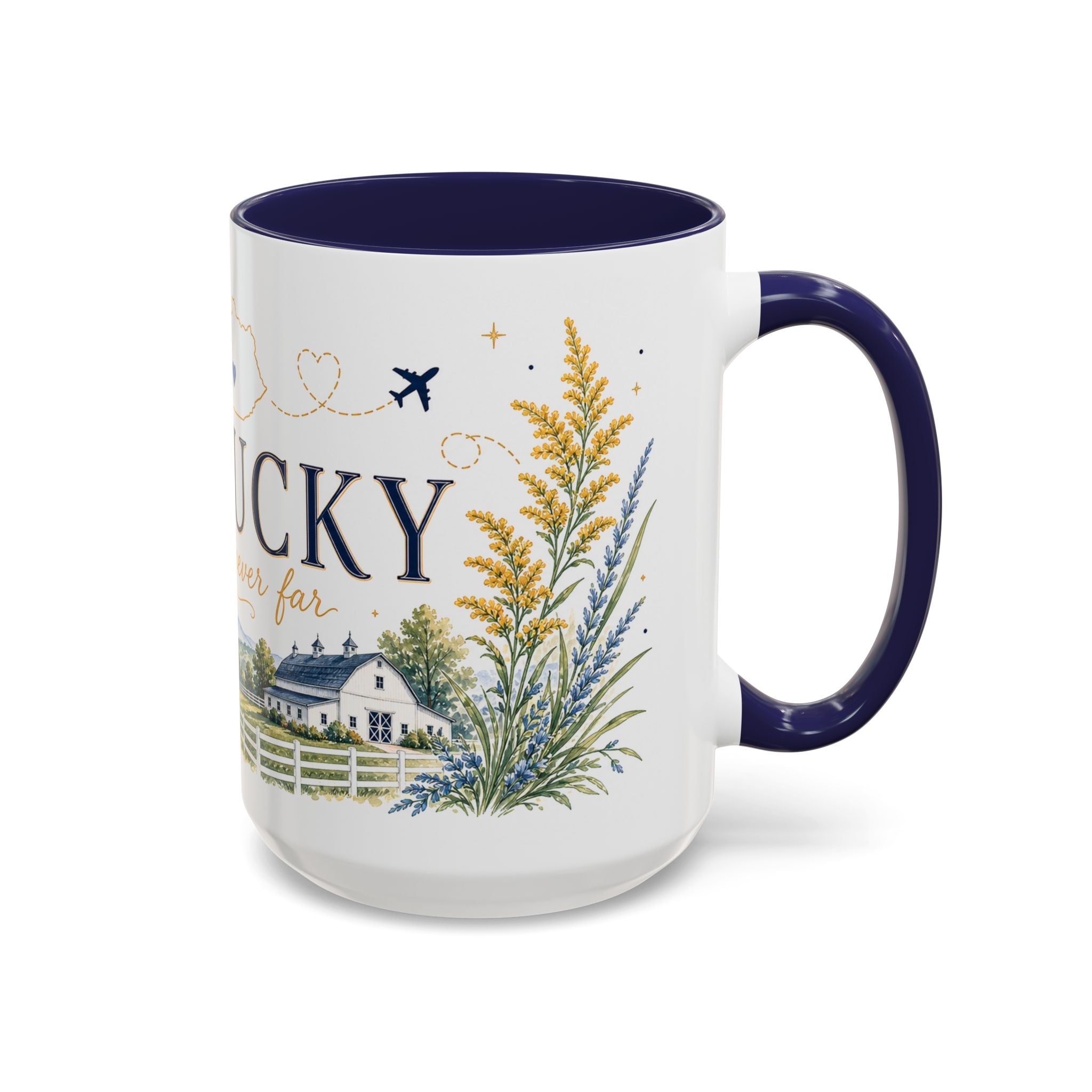 Kentucky Home State Mug | Moving Away Gift | Long Distance Friendship Coffee Cup | 11oz 15oz Accent Mug