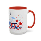 Japan Coffee Mug | Travel Souvenir Accent Mug | Country Gift Ceramic Cup 11oz 15oz