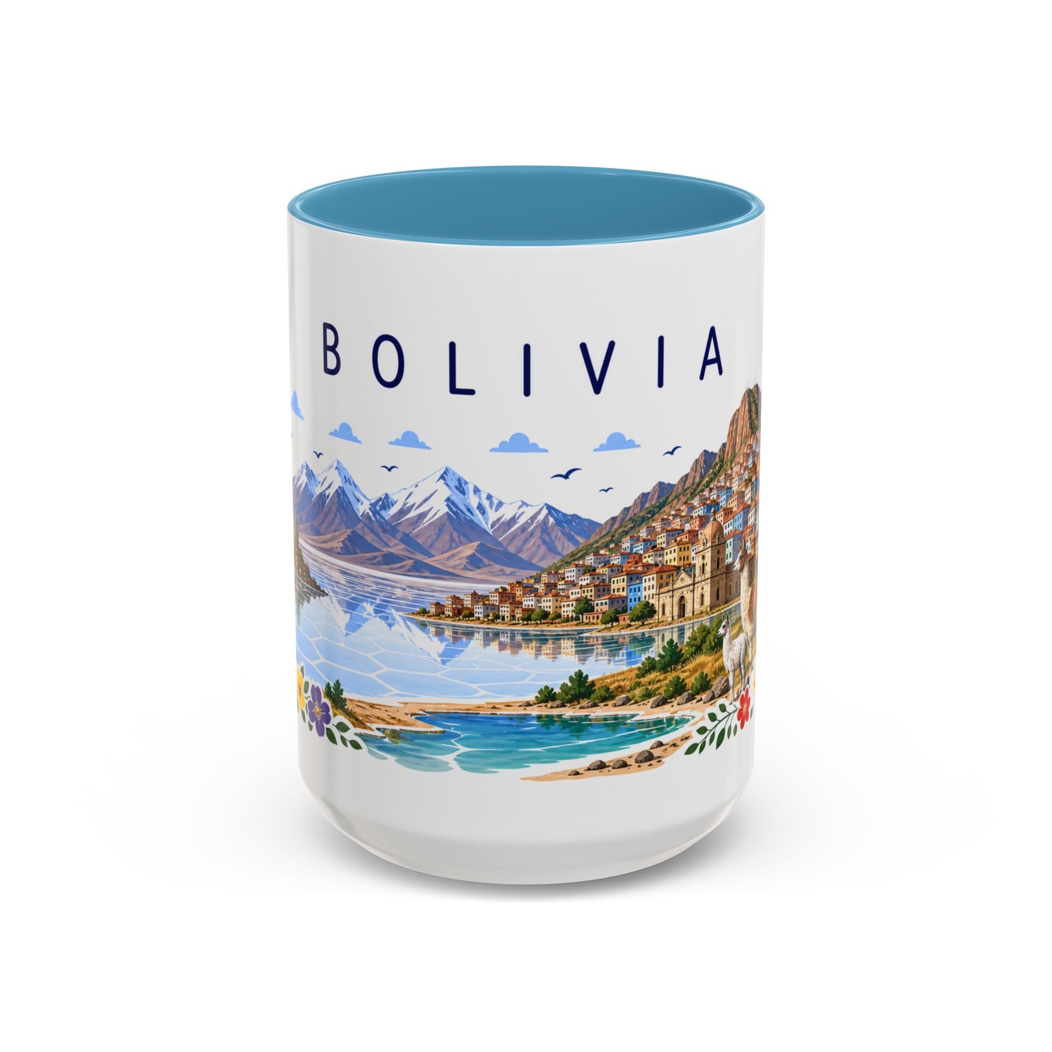 Bolivia Coffee Mug | Travel Souvenir Accent Mug | Place Gift Ceramic Cup 11oz 15oz