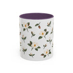 Louisiana Magnolia Mug, State Flower Floral Coffee Cup, 11oz Botanical Gift