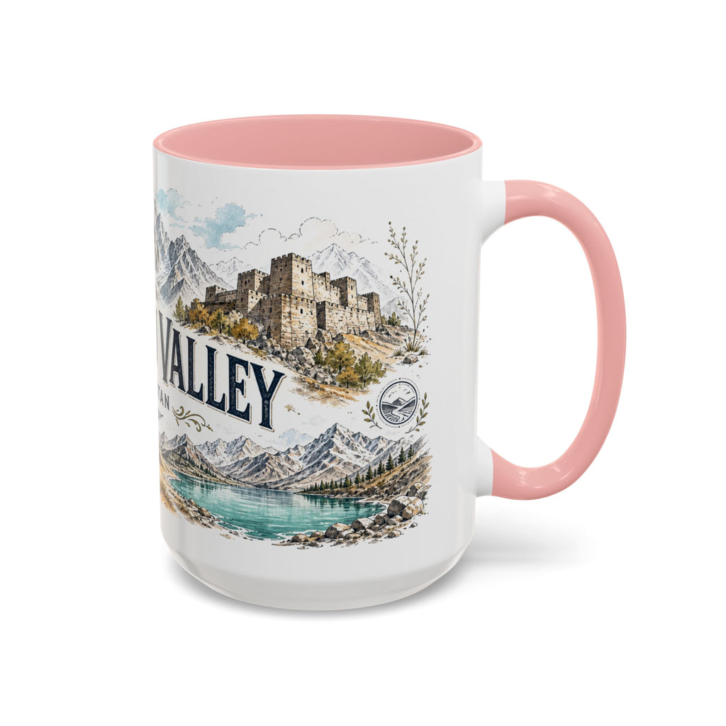 Skardu Valley Mug, Pakistan Travel Souvenir, Bucket List Gift, Accent Ceramic Coffee Mug 11oz 15oz