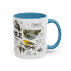 Congaree National Park Coffee Mug | South Carolina Forest Floodplain Gift | Accent Color Ceramic 11oz 15oz