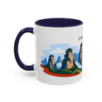 Zhangjiajie Coffee Mug | Travel Destination Souvenir Gift | Accent Color Ceramic 11oz 15oz