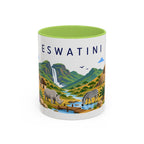 Eswatini Coffee Mug | Travel Souvenir Accent Mug | Country Gift Ceramic Cup 11oz 15oz