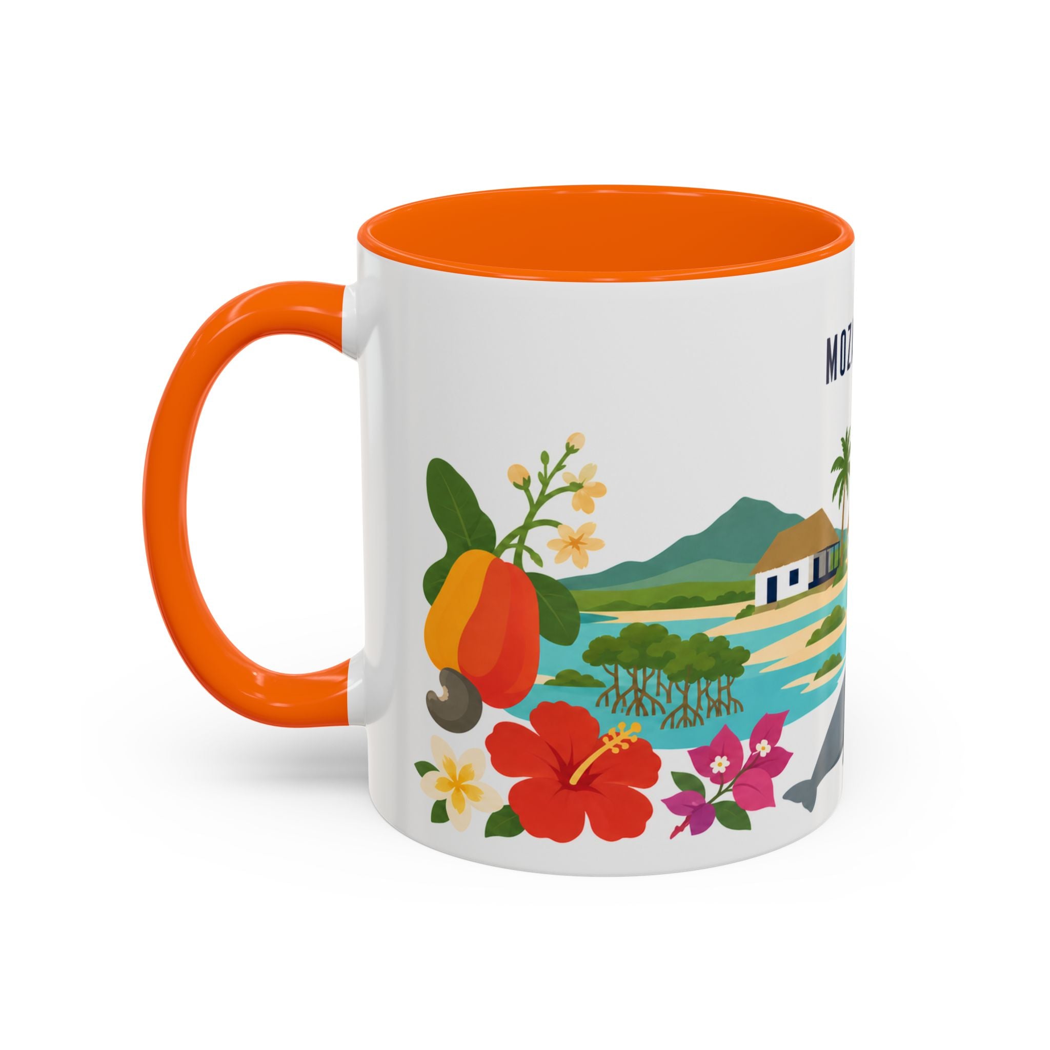 Mozambique Home Country Mug | Moving Away Gift | Long Distance Friendship | 11 oz 15 oz Accent Mug