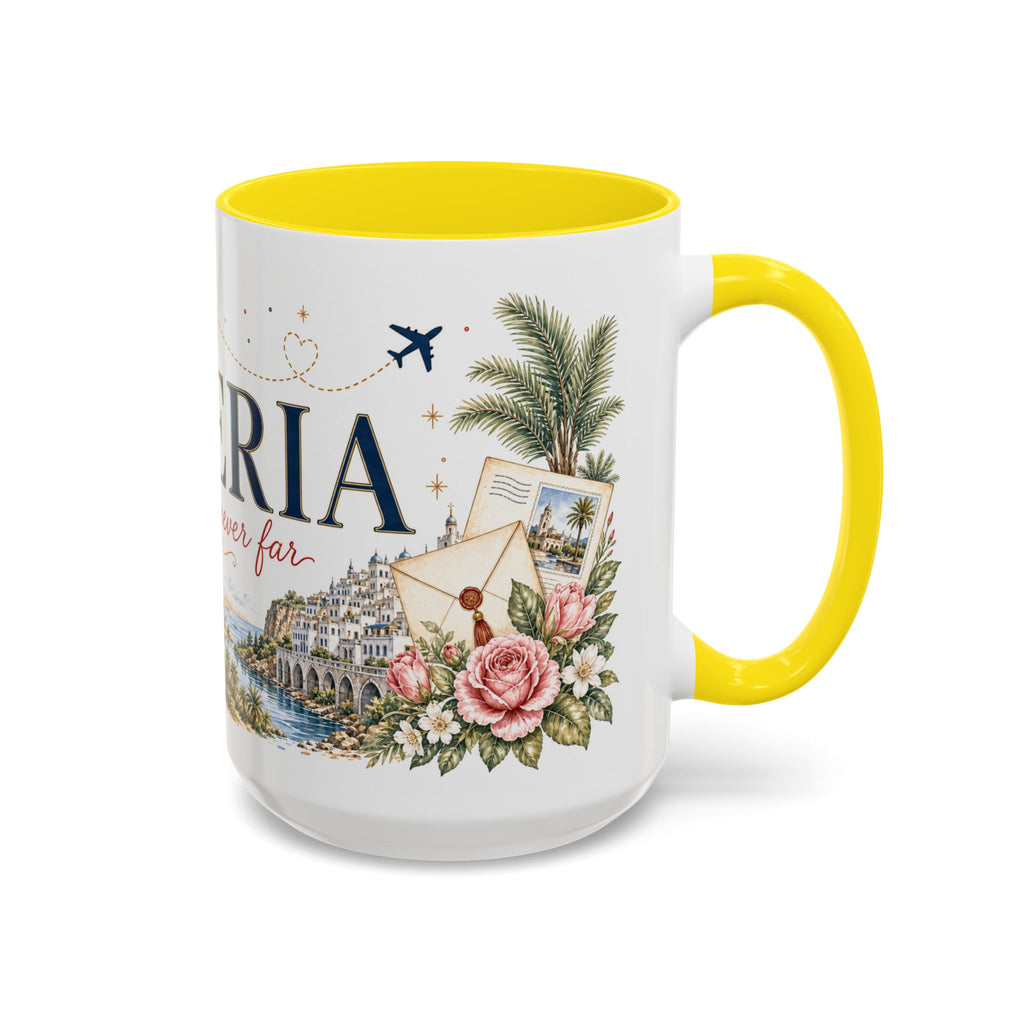 Algeria Home Country Mug | Moving Away Gift | Long Distance Friendship | 11 oz 15 oz Accent Mug