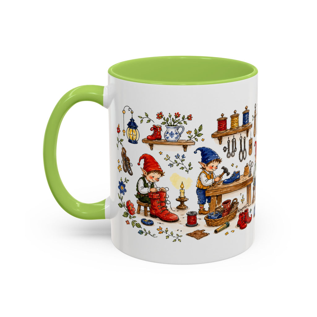 Elves and the Shoemaker Mug | Storybook Accent Coffee Mug | EveryLegend