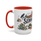 Sedona Red Rocks Mug, Arizona Travel Souvenir, Bucket List Gift, Accent Ceramic Coffee Mug 11oz 15oz