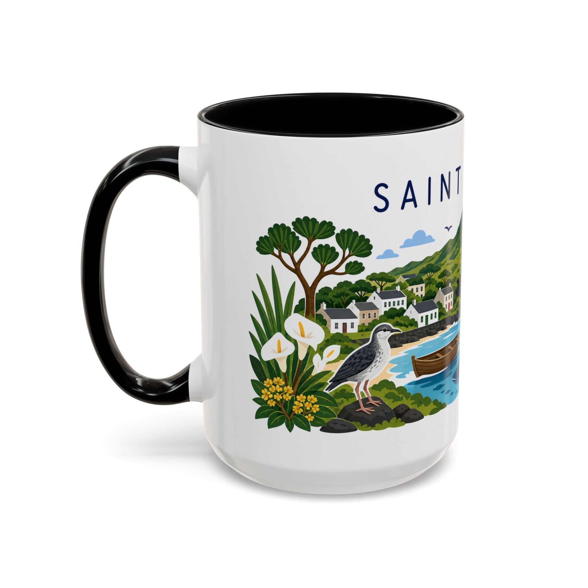 Saint Helena Coffee Mug | Travel Souvenir Accent Mug | Country Gift Ceramic Cup 11oz 15oz