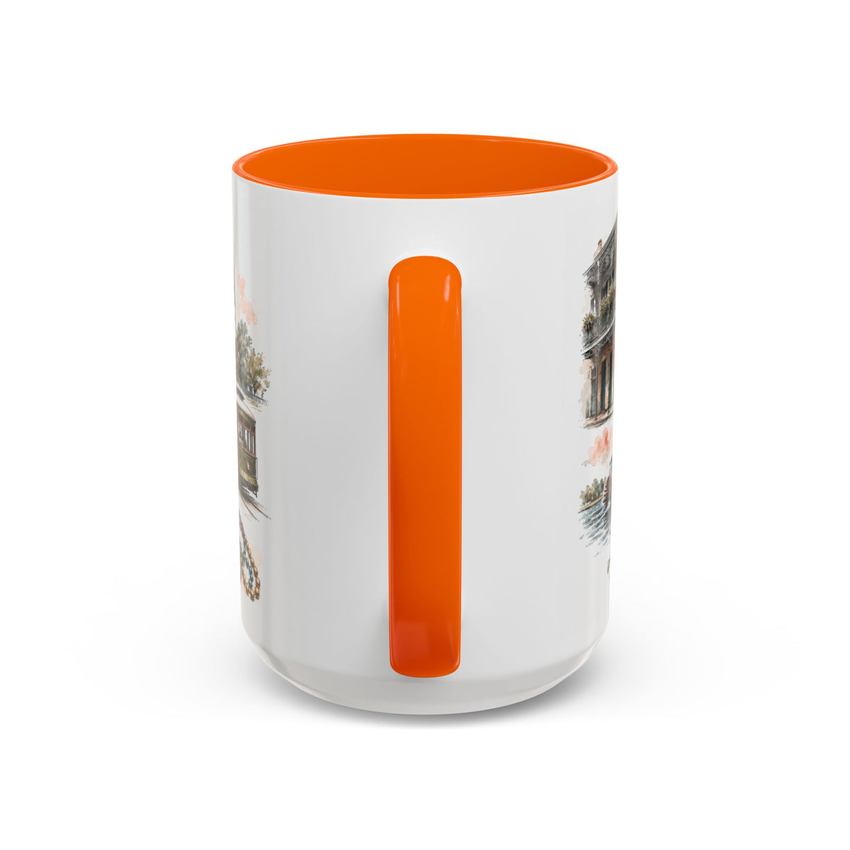 New Orleans Coffee Mug | United States Travel Souvenir | Vintage Illustrated City Gift | 11 oz 15 oz Accent Mug