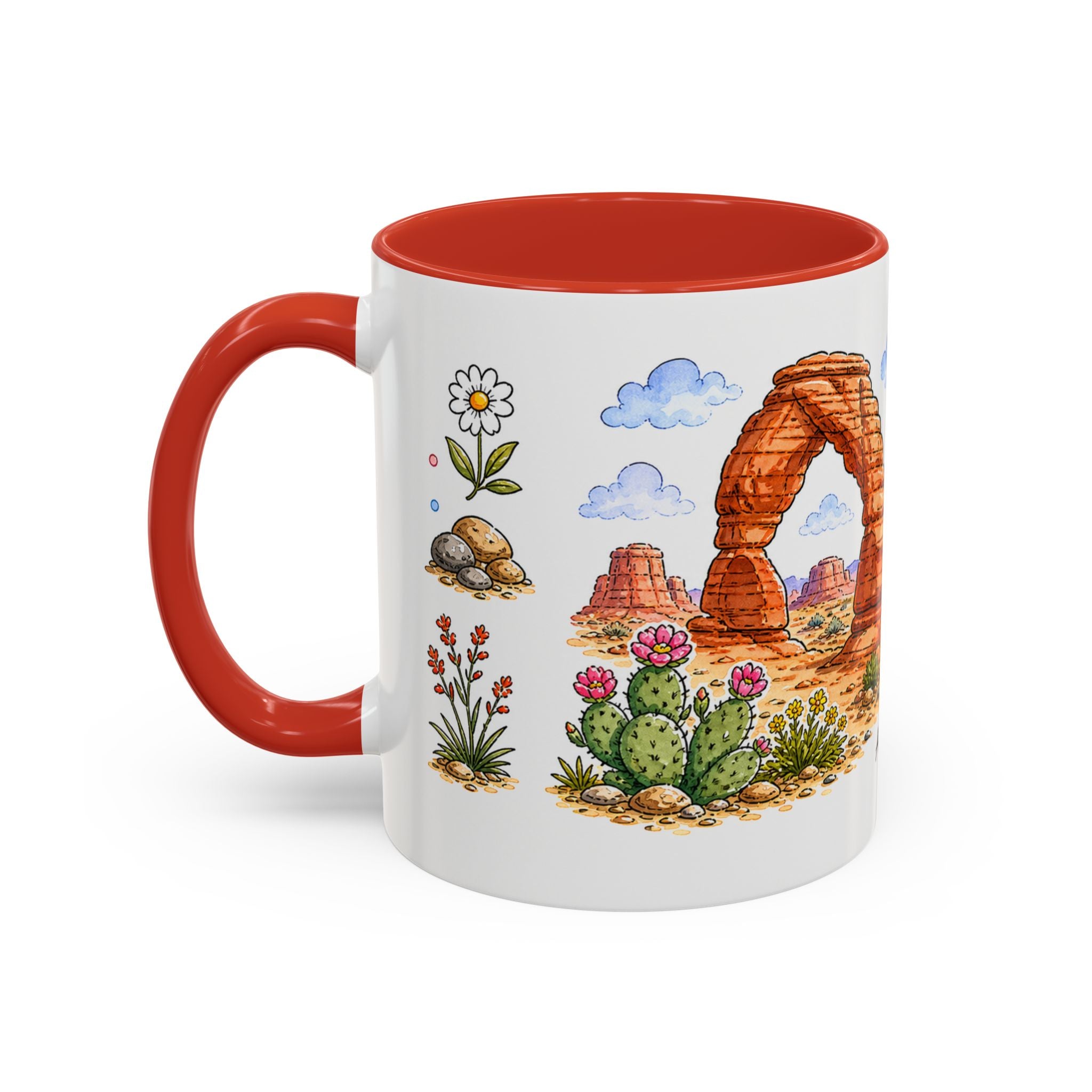 Arches National Park Mug | US Travel Souvenir Accent Coffee Mug | 11oz 15oz Ceramic Cup
