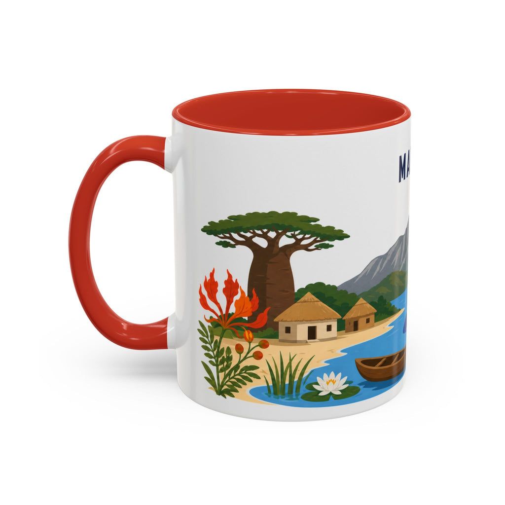 Malawi Coffee Mug | Travel Souvenir Accent Mug | Country Gift Ceramic Cup 11oz 15oz