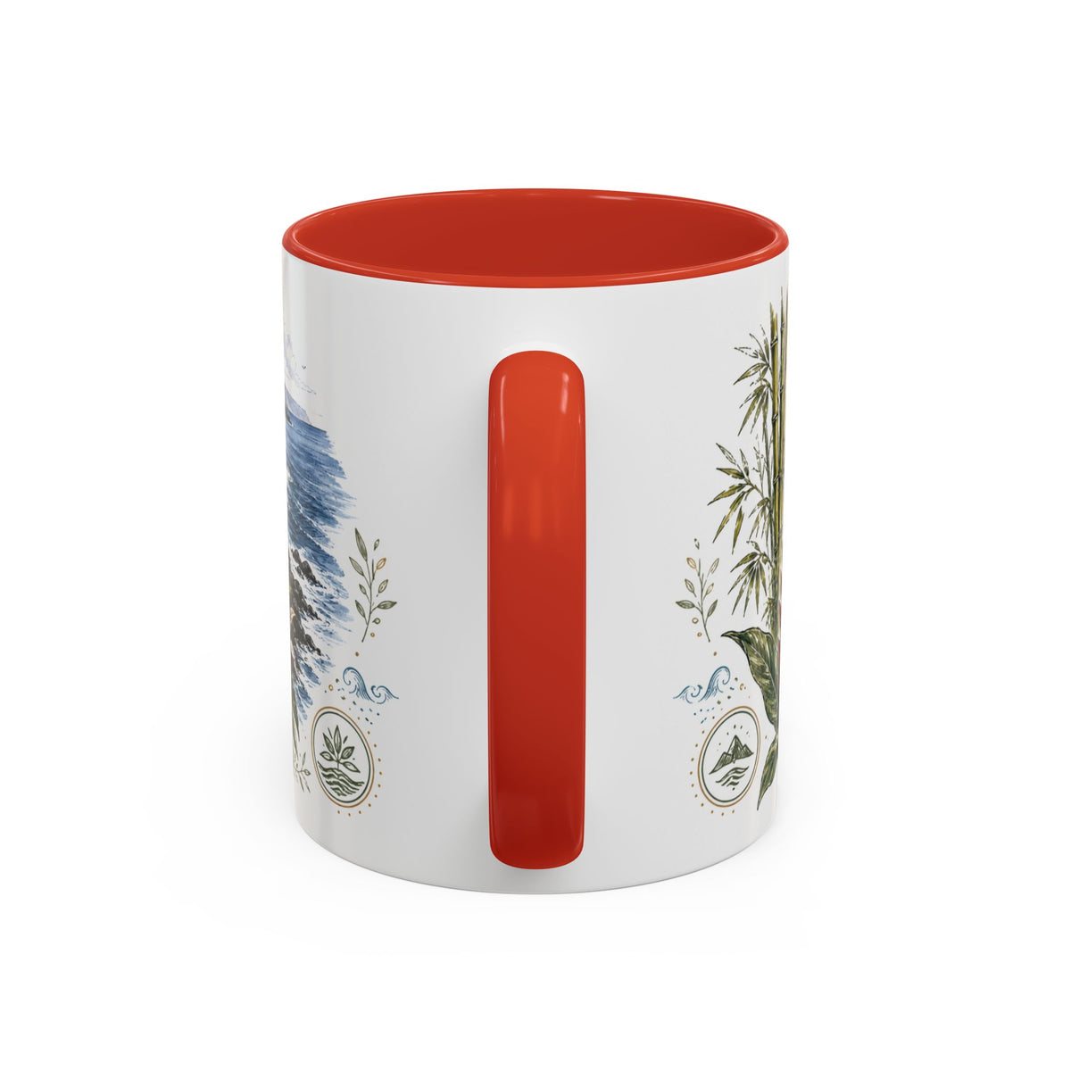 Road to Hana Mug, Maui Travel Souvenir, Bucket List Gift, Accent Ceramic Coffee Mug 11oz 15oz