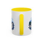 Glacier Bay National Park Coffee Mug | Solid Color Block Park Souvenir | 11oz 15oz Accent Mug