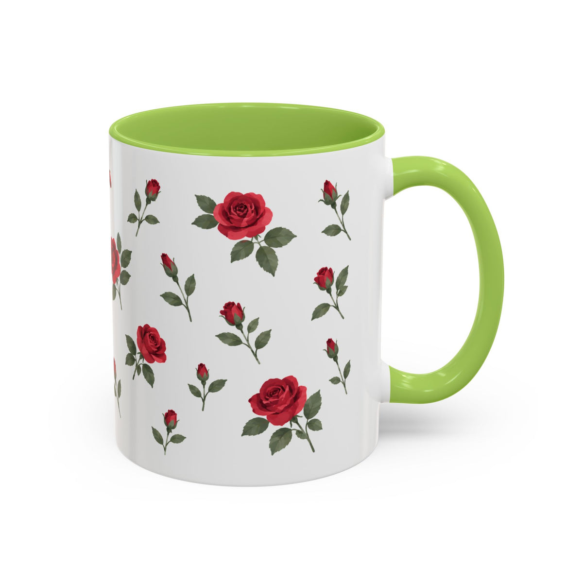 Oklahoma Oklahoma Rose Mug, State Flower Floral Coffee Cup, 11oz Botanical Gift