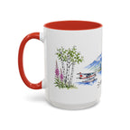 Anchorage Illustrated Travel Mug | City Souvenir Accent Coffee Mug | 11oz 15oz Ceramic Cup
