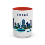 Orlando Coffee Mug | United States Travel Souvenir | Porcelain Decal City Gift | 11oz 15oz Accent Mug