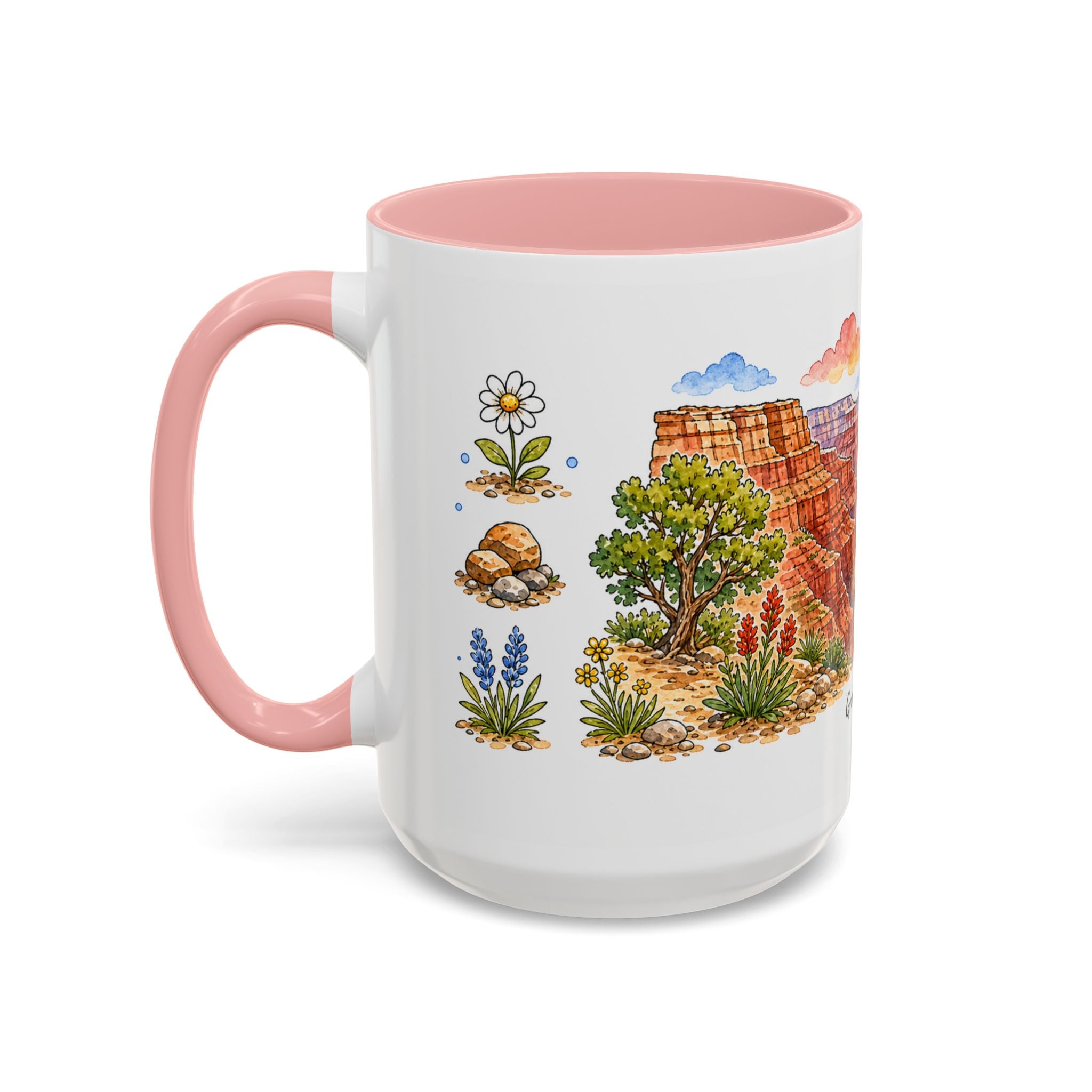 Grand Canyon National Park Mug | US Travel Souvenir Accent Coffee Mug | 11oz 15oz Ceramic Cup
