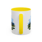 Mount Rainier National Park Coffee Mug | Solid Color Block Park Souvenir | 11oz 15oz Accent Mug