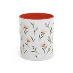 Utah Sego Lily Mug, State Flower Floral Coffee Cup, 11oz Botanical Gift