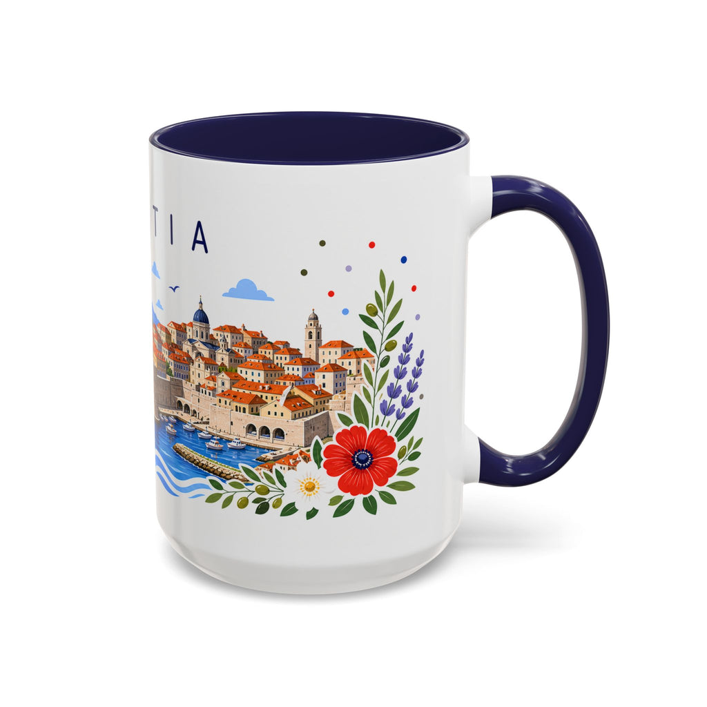 Croatia Coffee Mug | Travel Souvenir Accent Mug | Place Gift Ceramic Cup 11oz 15oz