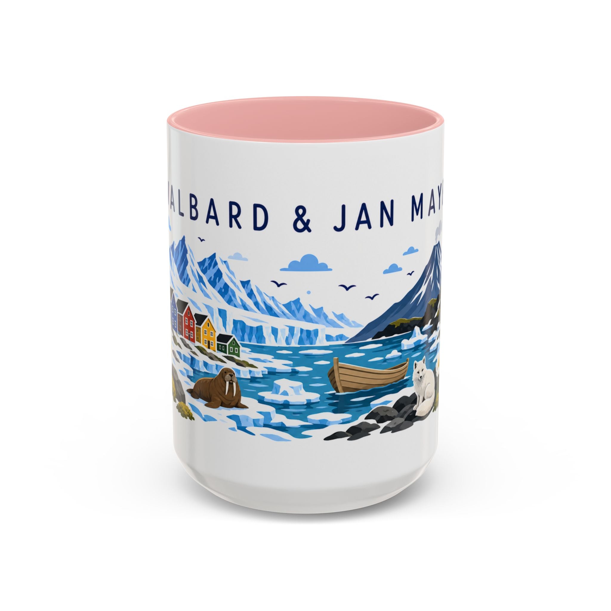 Svalbard & Jan Mayen Coffee Mug | Travel Souvenir Accent Mug | Country Gift Ceramic Cup 11oz 15oz